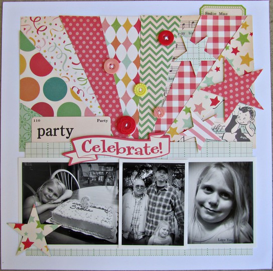 Celebrate *October Afternoon ScrapFest Layout*