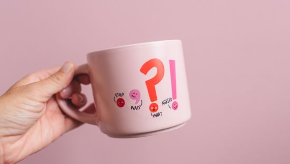 Punctuation Large Ceramic Mug gallery