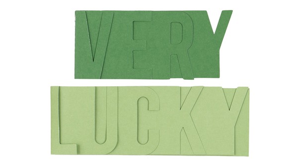 Color Collective Word Stacks - Lucky gallery