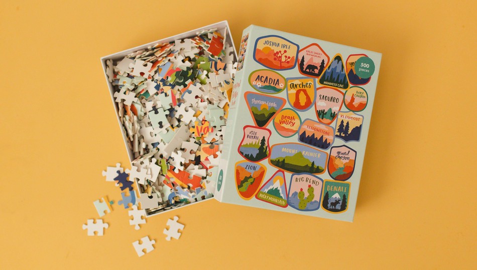 National Parks - 500 Piece Jigsaw Puzzle - Pippi Post