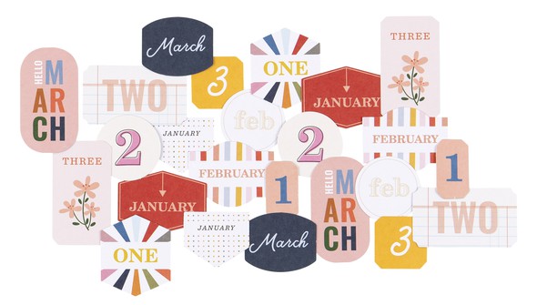 January - March Die Cuts gallery