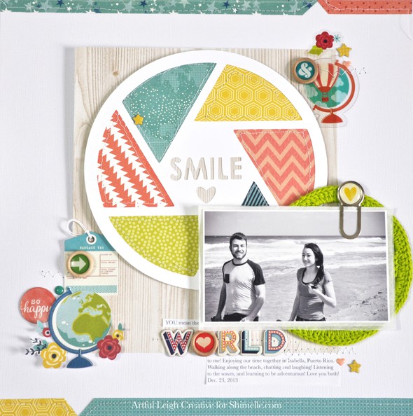 Shimelle Contributing Designer Layout #2: Maps and Globes by scrappyleigh gallery