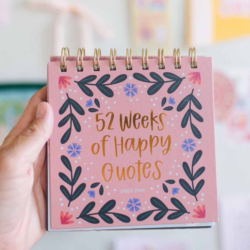 52 Weeks of Happy Quotes - Desk Flip Calendar item