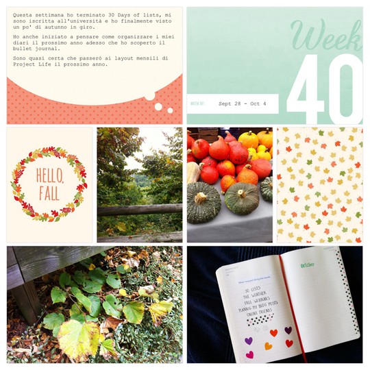 Project Life 2015 - Week 40