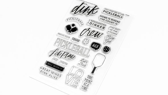 Stamp Set : 4×6 Pickleball by Paislee Press gallery