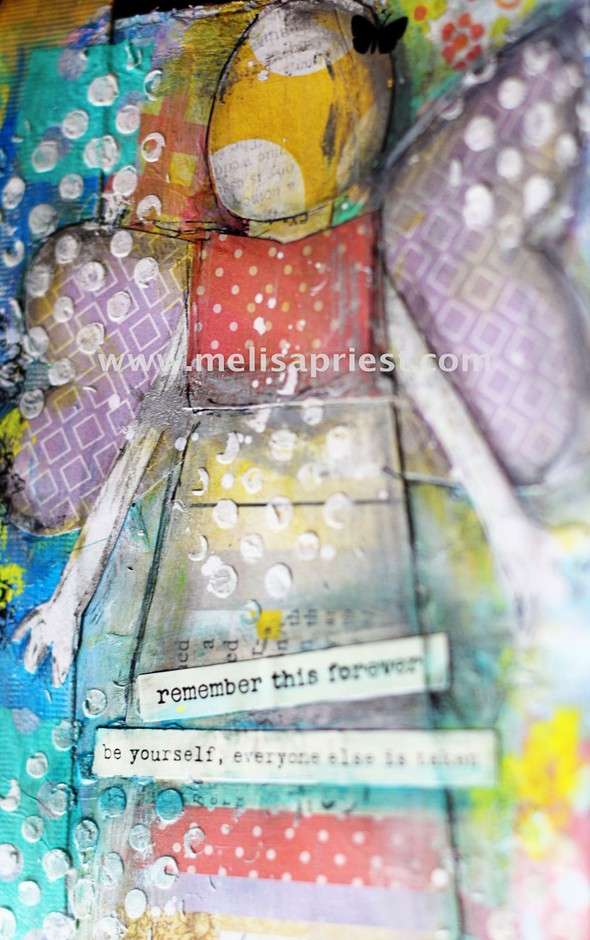 Be Yourself Art Journal Page by clickclick gallery