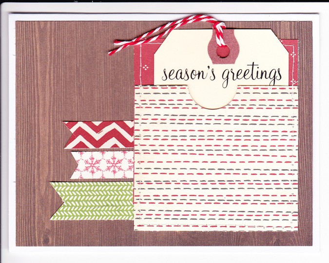 Seasons greetings pocket card