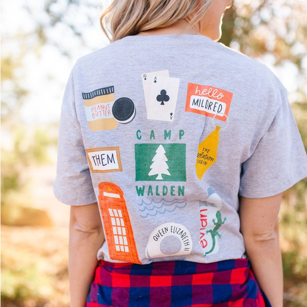 Camp Walden Icons Pippi Tee - Ash item