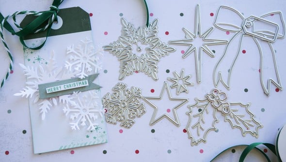 Metal Die Set - Merry Little Christmas Mini Holiday Shapes gallery