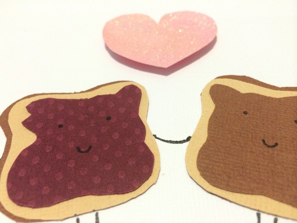 PB and J card  by toribissell gallery