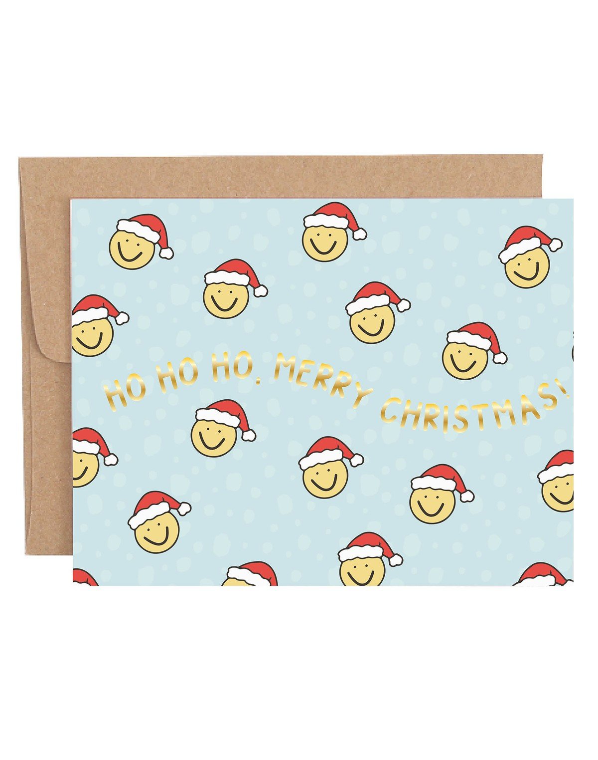 Santa Smileys Holiday Greeting Card item