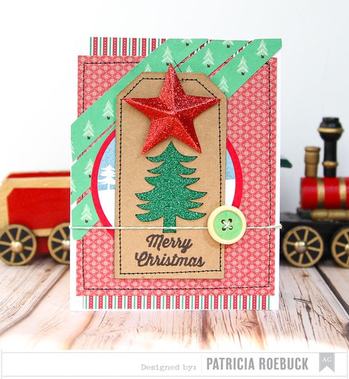 American Crafts Merry Christmas Card