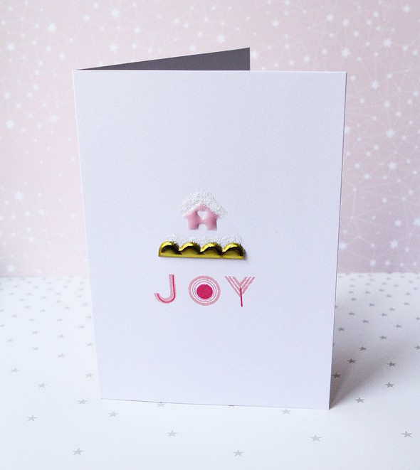 Joy - holiday greeting card by paperpilekitten gallery