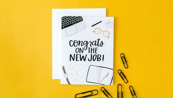 Congrats New Job Greeting Card gallery
