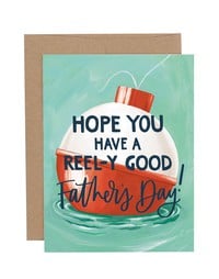 Bobber Father's Day Greeting Card image