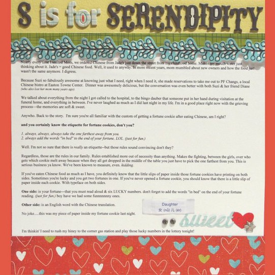 s is for serendipity