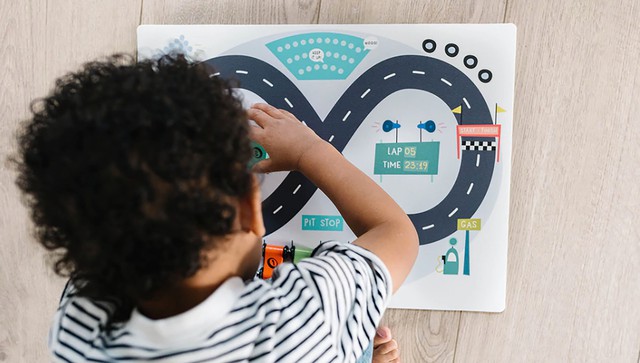 Mini Race Track Play Mat, 1 of 8