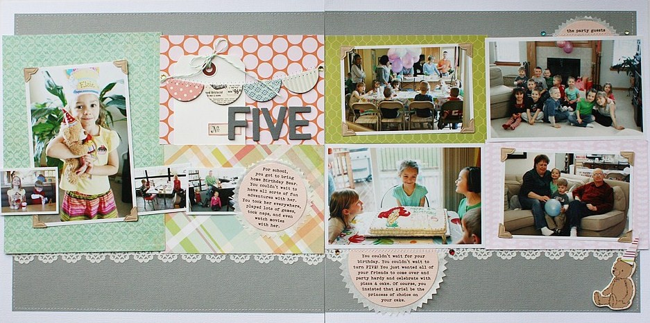 Five *As seen in Scrapbooks Etc April 2012*