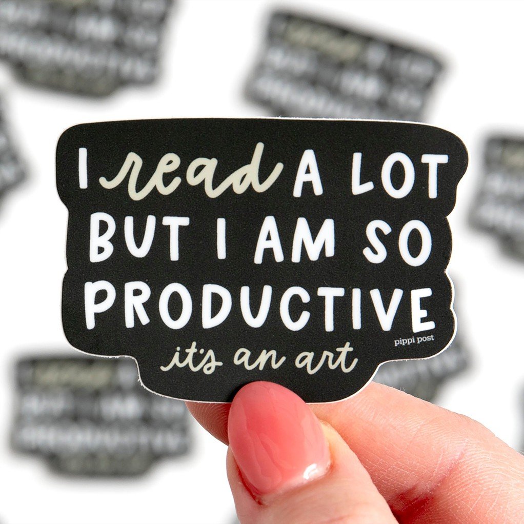 I Read A Lot Decal Sticker item