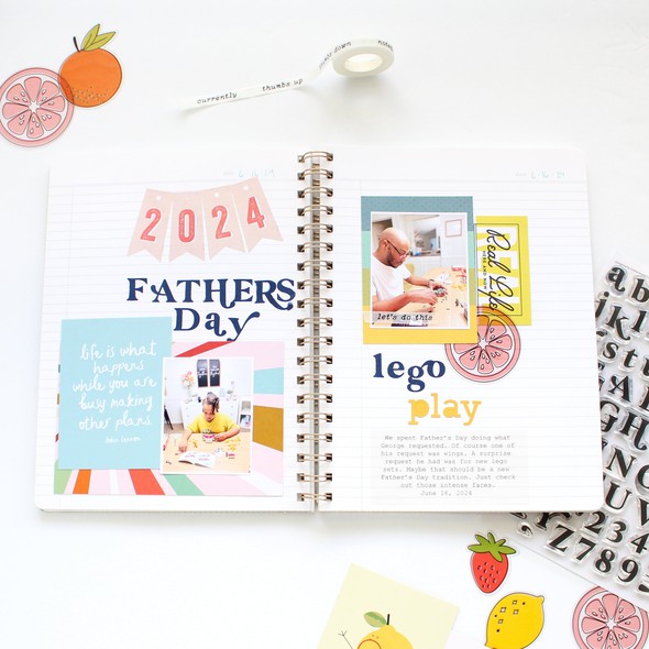 Father's Day Notebook Spread by desialy gallery
