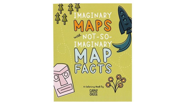 Imaginary Maps Coloring Book, 1 of 4