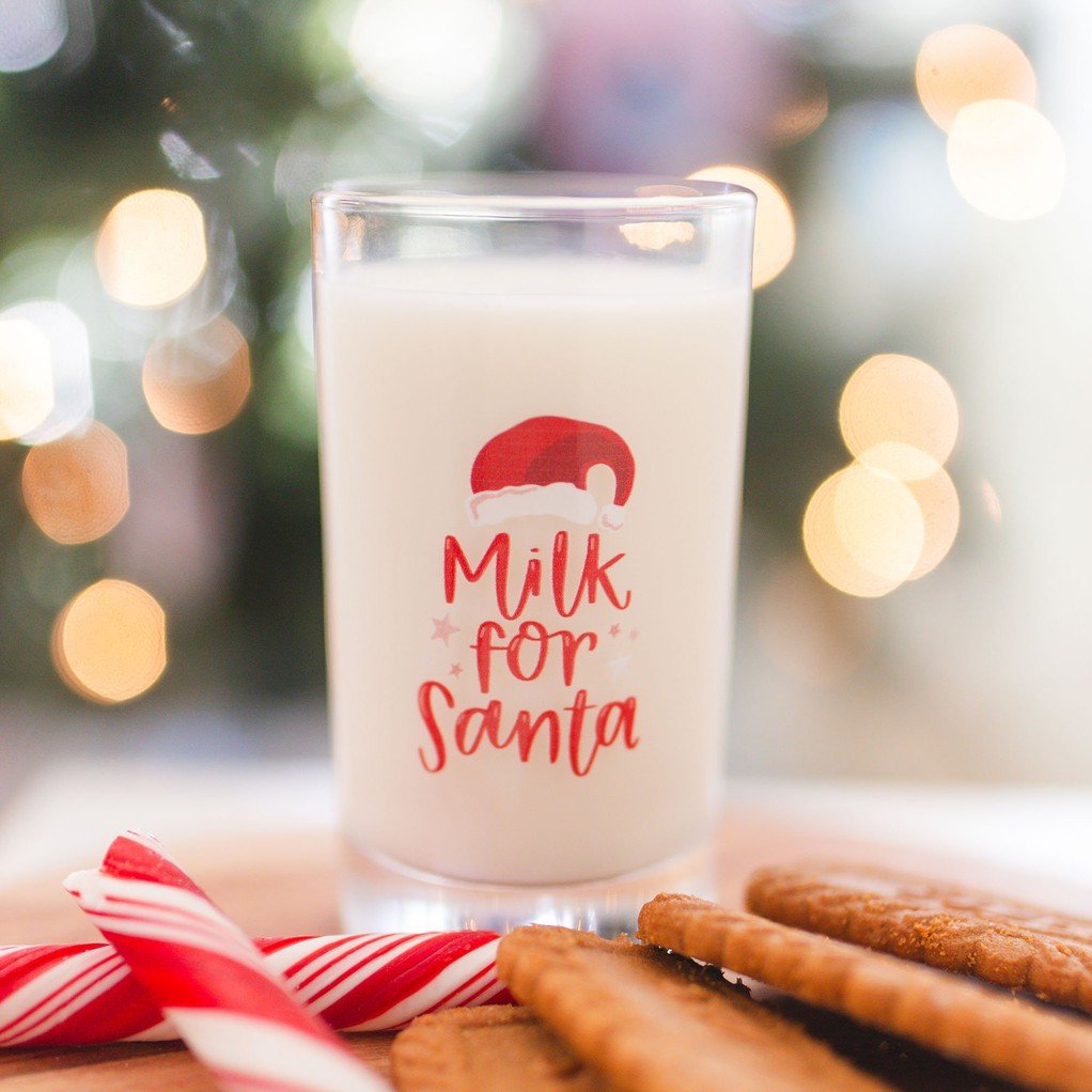 Milk For Santa Mini Juice Glass item