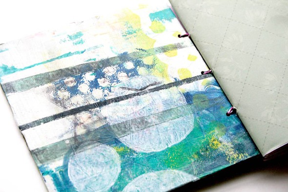 Coptic and Gelli Print Book by soapHOUSEmama gallery