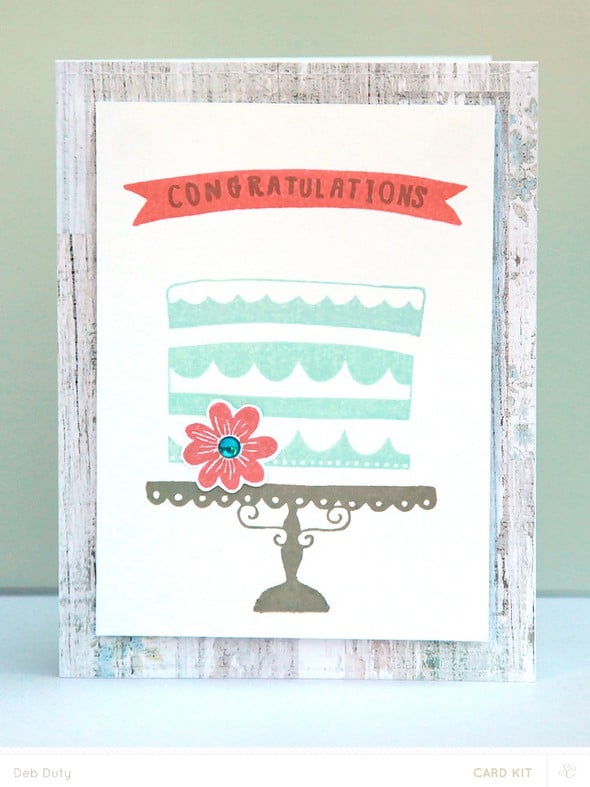 Congratulations *card kit only* by debduty gallery