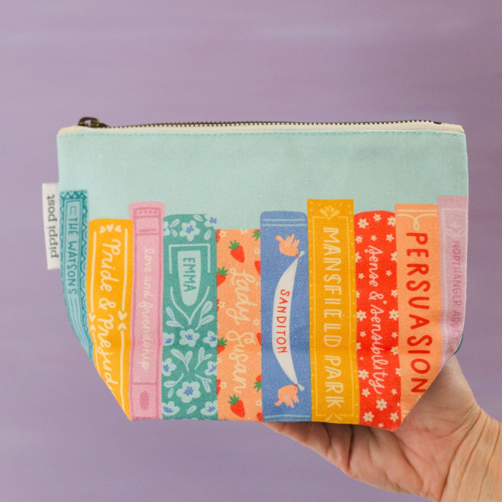 Jane Austen Books Canvas Pouch item