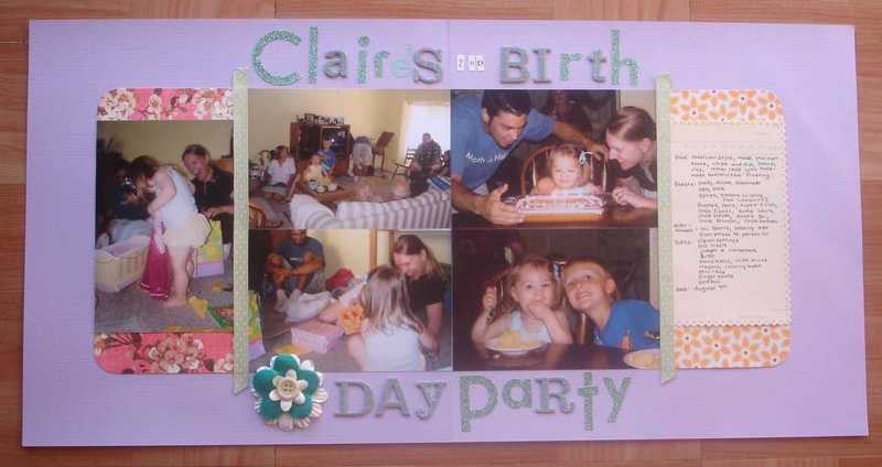 claire's second birthday party