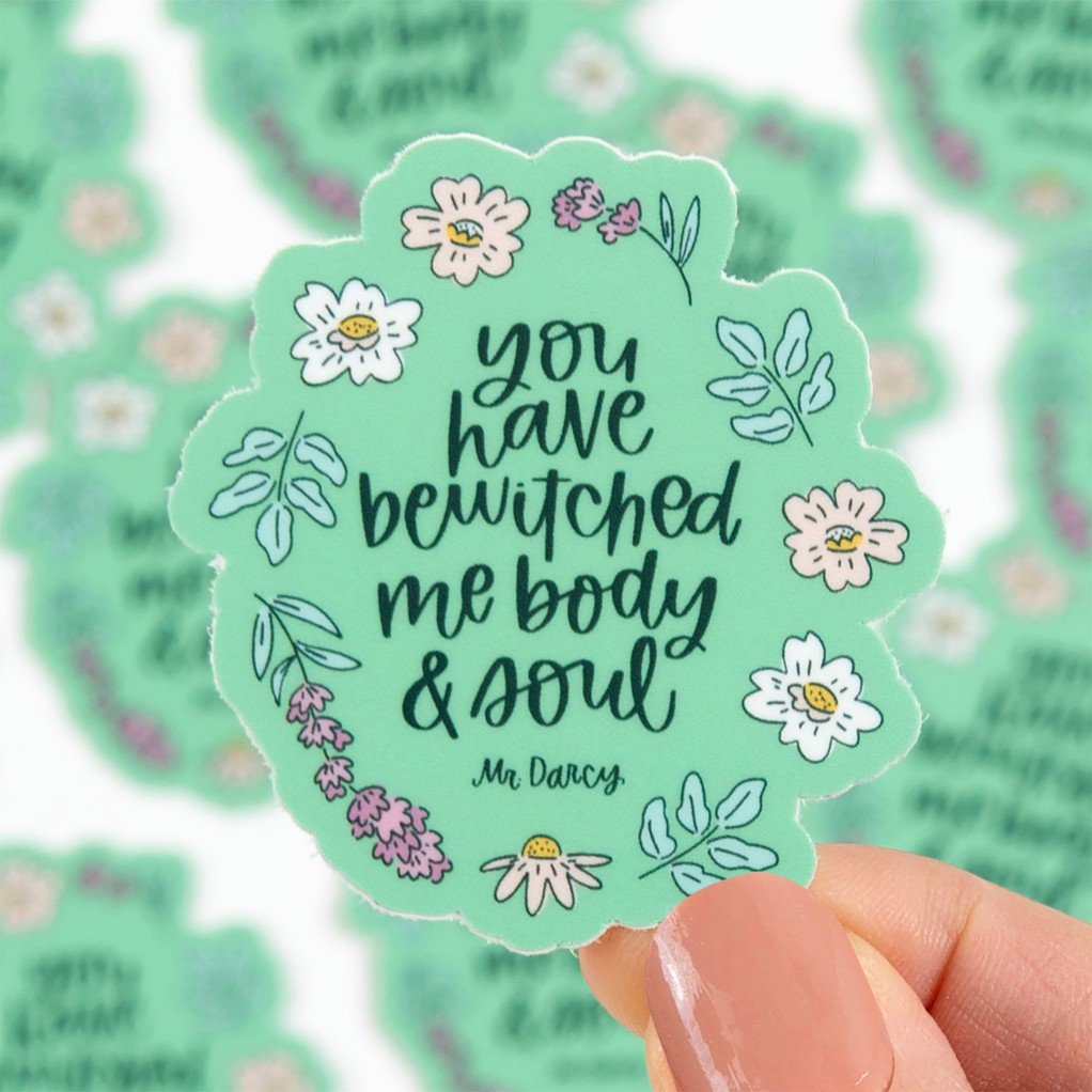 You Have Bewitched Me Pemberley Decal Sticker item