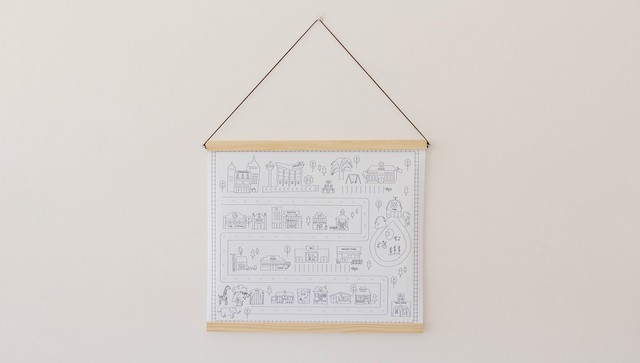 Modern City Printable Poster, 1 of 6