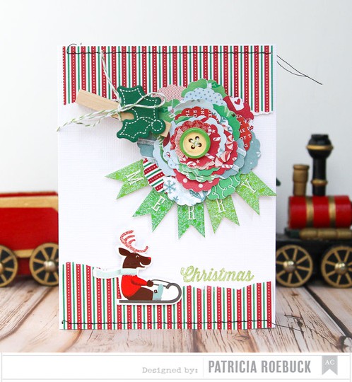 American Crafts Merry Christmas Card