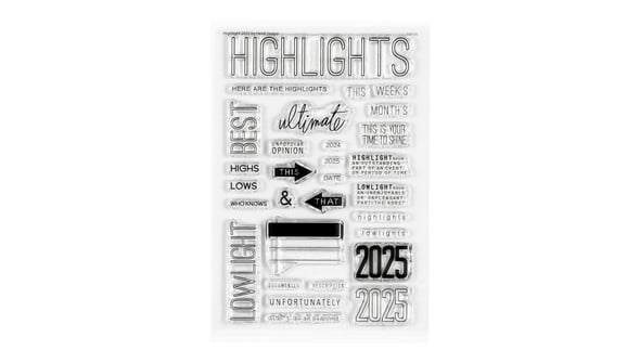 Stamp Set : 4×6 2025 Highlights gallery
