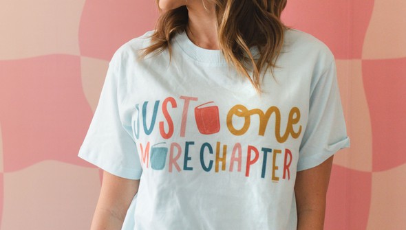 Just One More Chapter - Pippi Tee - Sea Salt gallery
