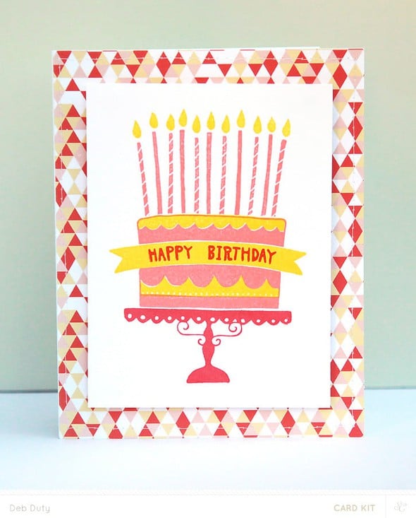happy birthday *card kit only* by debduty gallery