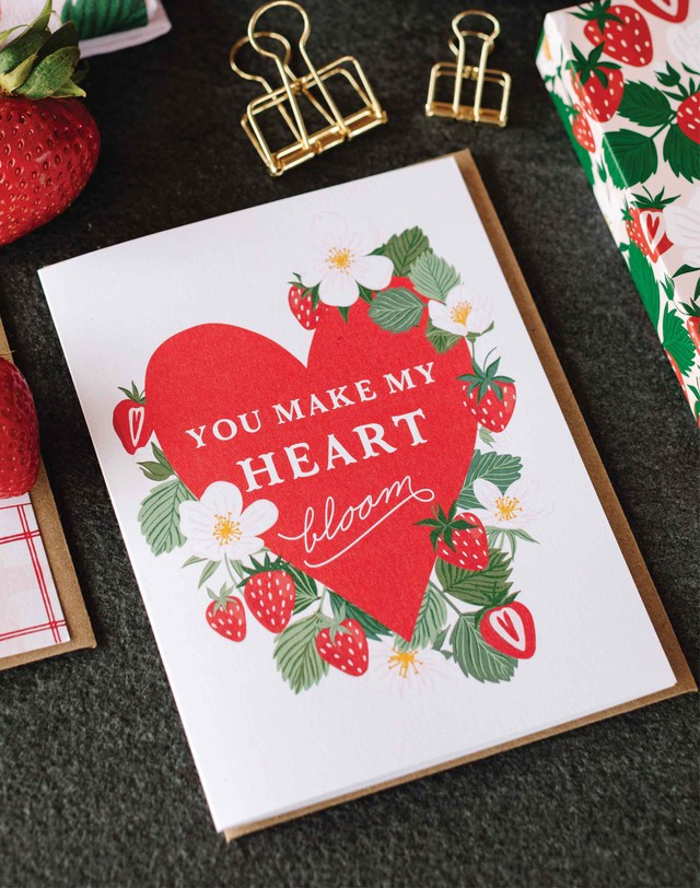 Blooms and Berries | Greeting Card Blooms and Berries | Greeting Card