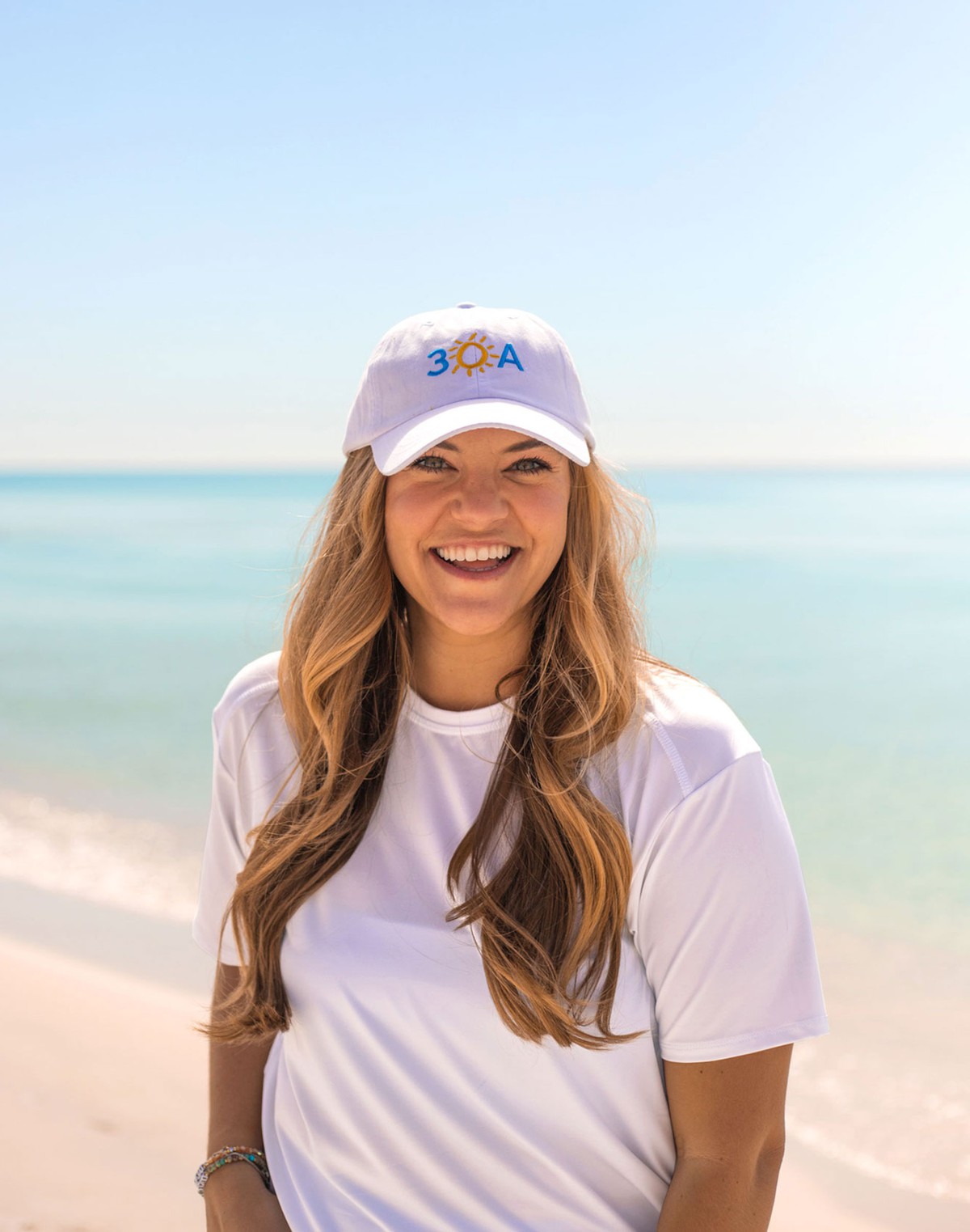 30A® Logo Embroidered Hat - Women - White item
