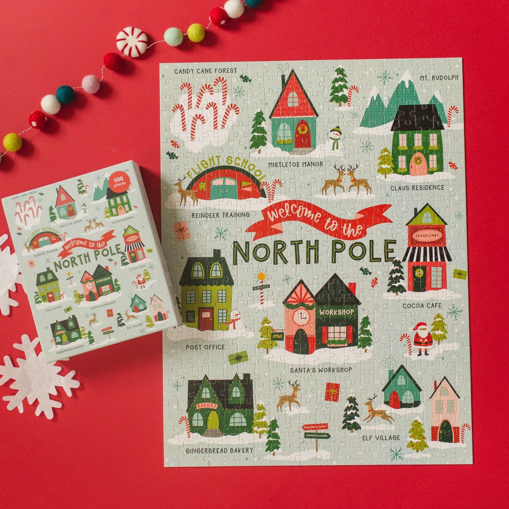 Welcome To The North Pole - 500 Piece Jigsaw Puzzle item