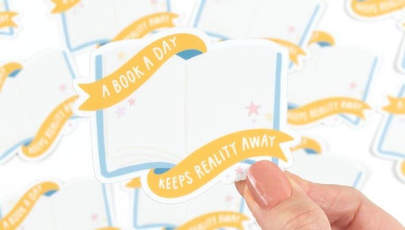 A Book A Day Decal Sticker gallery
