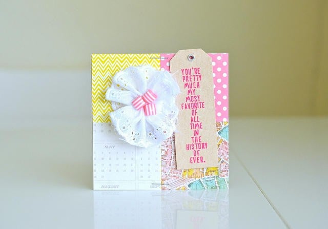 a dainty mother's day card - SC North Star