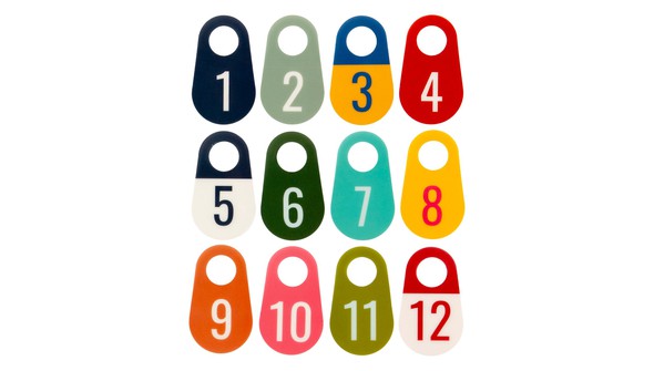 Making Memories Plastic Number Tags gallery