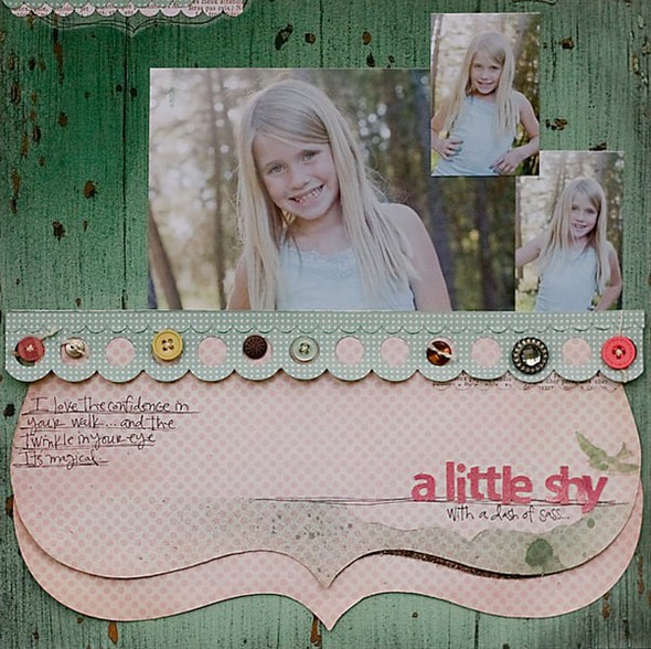 A little Shy *October On the Easel kit* by kimberly gallery