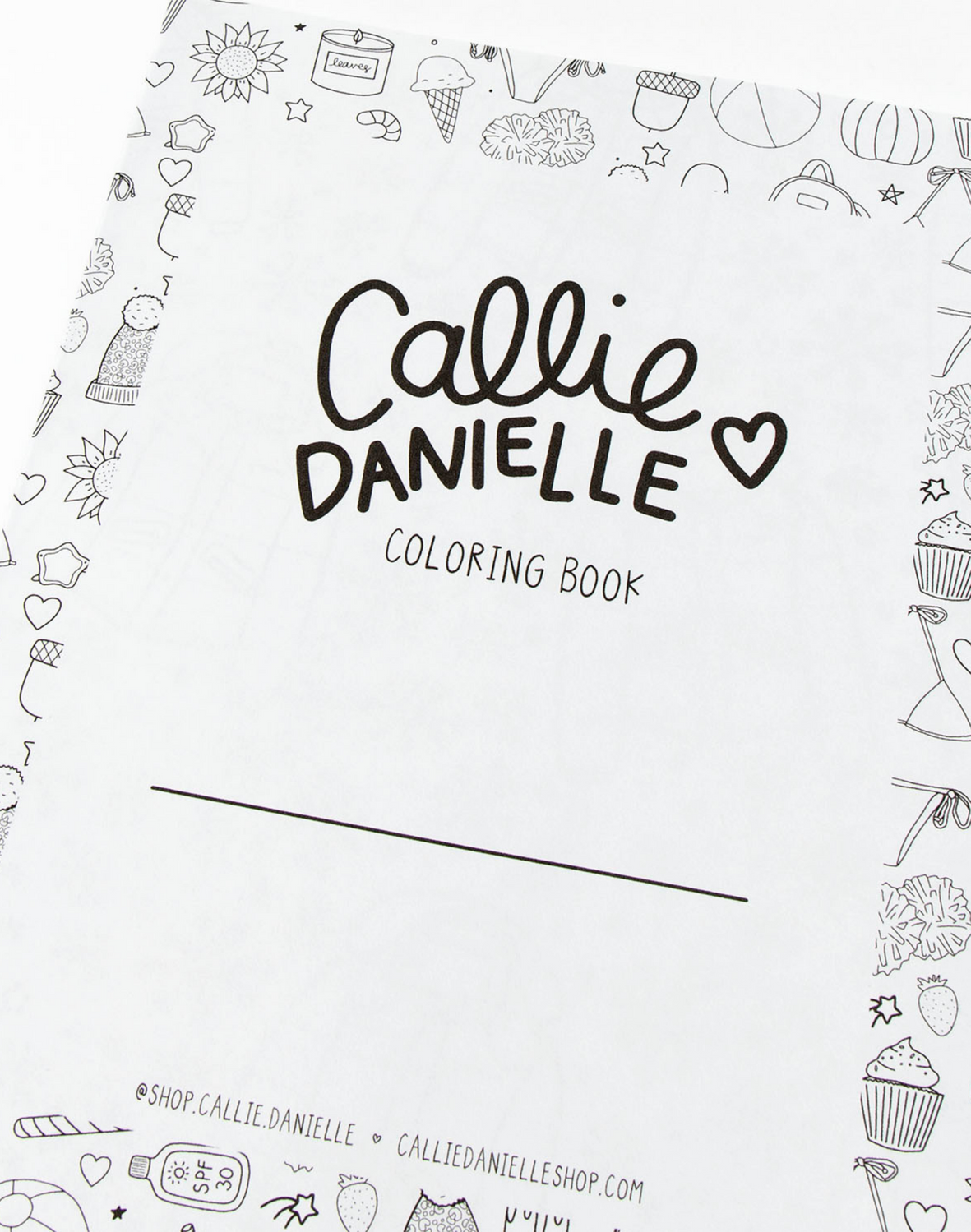 Coloring Book - Callie Danielle Shop