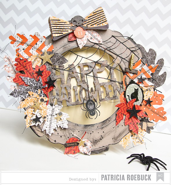 Halloween Wreath *American Crafts* by patricia gallery