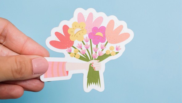 Floral Bouquet Sticker gallery
