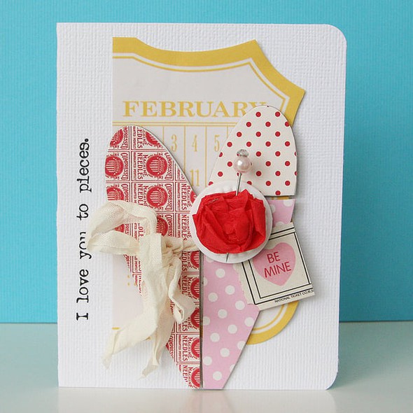 I Love You to Pieces card by Dani gallery