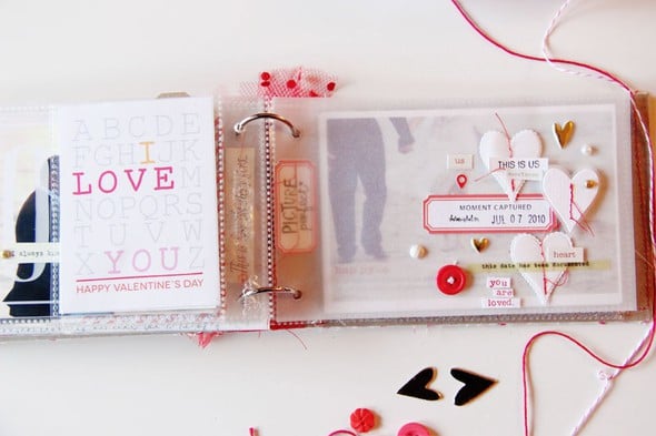 Happy Valentine's day mini album by lory gallery