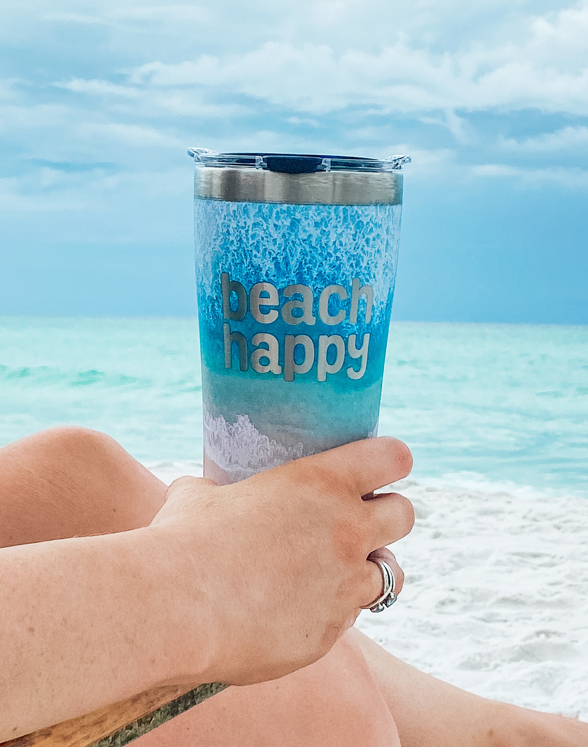 Tervis Life is Good Triple Walled Insulated Tumbler, 32 oz Wide  Mouth Bottle-Stainless Steel, Happy Place : Home & Kitchen
