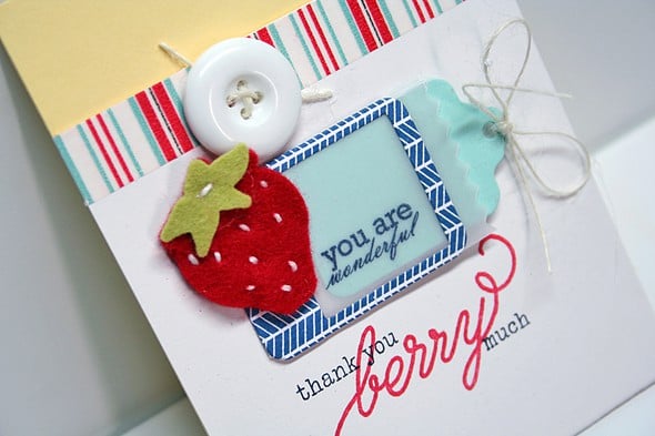 Thank You Berry Much card by Dani gallery